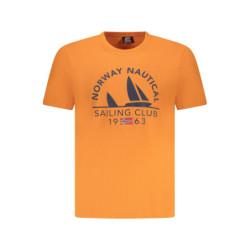 NORWAY 1963 MEN'S SHORT SLEEVE T-SHIRT ORANGE