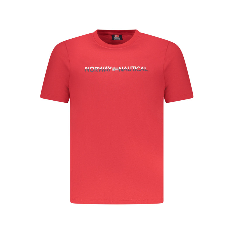 NORWAY 1963 T-SHIRT MANICHE CORTE UOMO ROSSO