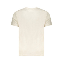 TOMMY HILFIGER SHORT SLEEVE T-SHIRT MEN BEIGE