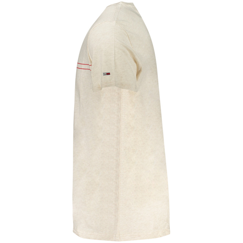 TOMMY HILFIGER T-SHIRT MANICHE CORTE UOMO BEIGE