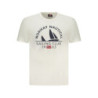 T-SHIRT MANCHES COURTES HOMME NORVÈGE 1963 BLANC