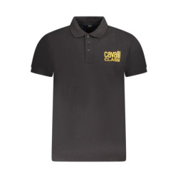 CAVALLI CLASS POLO MANGA CORTA HOMBRE NEGRO