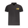 CAVALLI CLASS POLO KURZARM HERREN SCHWARZ