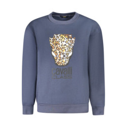 CAVALLI CLASS SWEATSHIRT WITHOUT ZIP WOMEN BLUE