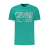 CAVALLI CLASS T-SHIRT MANICHE CORTE UOMO VERDE