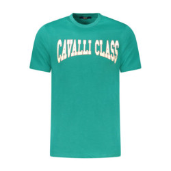 CAMISETA CAVALLI CLASS MANGA CORTA HOMBRE VERDE