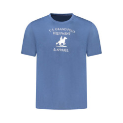 T-shirt à manches courtes bleu pour homme US GRAND