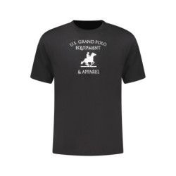 CAMISETA NEGRA DE MANGA CORTA PARA HOMBRE DE US GRAND