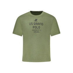 CAMISETA VERDE DE MANGA CORTA PARA HOMBRE DE LA GRANDÍA DE EE. UU.