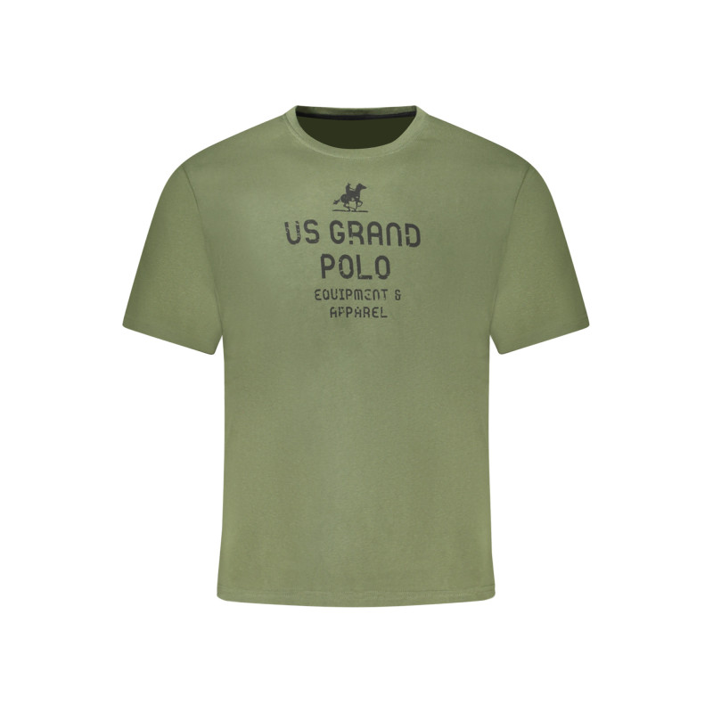 US GRAND Herren-T-Shirt mit kurzen Ärmeln, grün