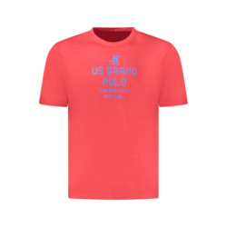 CAMISETA ROJA DE MANGA CORTA PARA HOMBRE DE LA GRAN ESTADOUNIDENSE