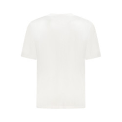 US GRAND Herren-T-Shirt mit kurzen Ärmeln, weiß