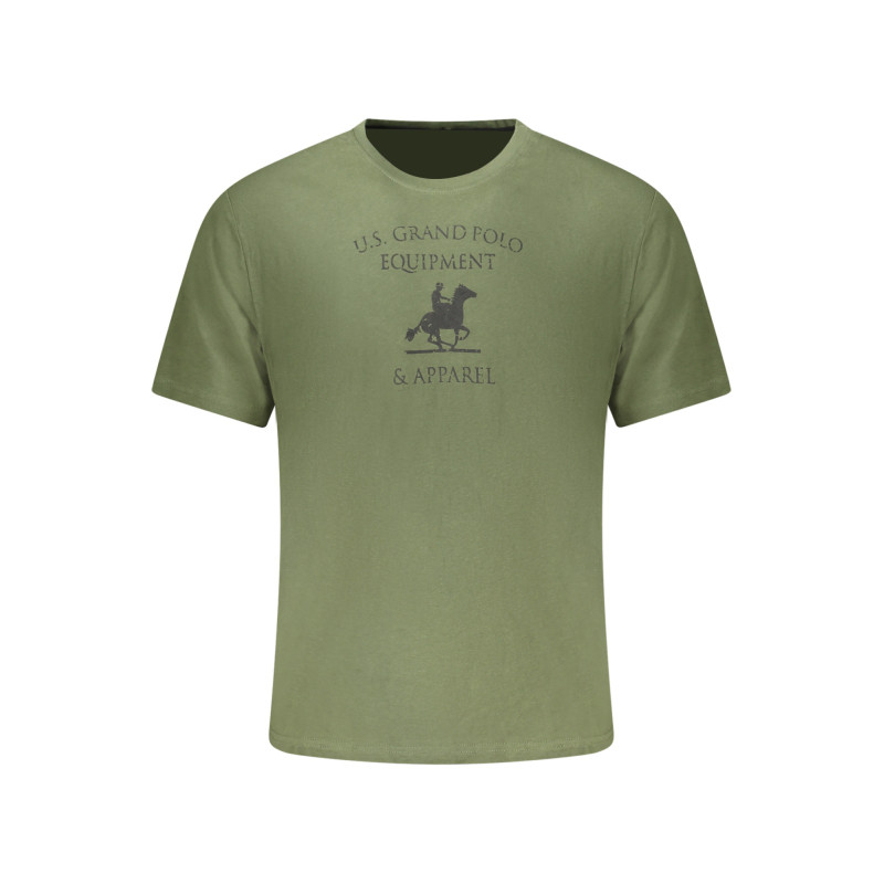 U.S. GRAND T-SHIRT MANICHE CORTE UOMO VERDE