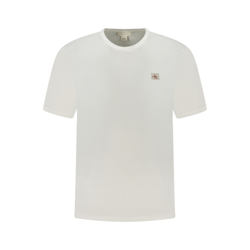 CALVIN KLEIN T-SHIRT MANICHE CORTE UOMO BIANCO