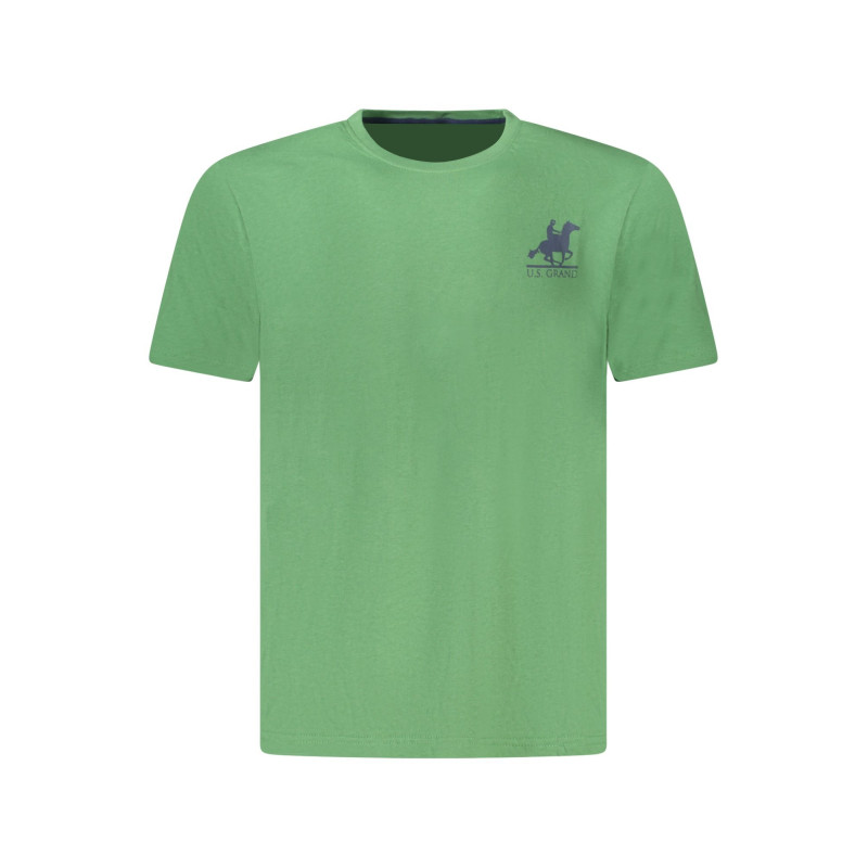 T-shirt vert à manches courtes pour homme US GRAND