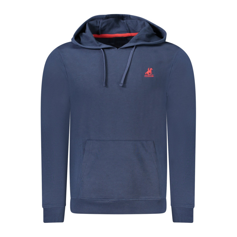 SUDADERA AZUL CON CREMALLERA PARA HOMBRE US GRAND