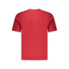 US GRAND Herren-T-Shirt mit kurzen Ärmeln, rot