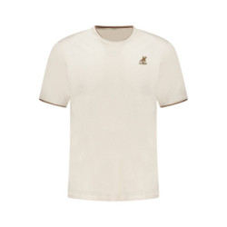 US GRAND Herren-T-Shirt mit kurzen Ärmeln, beige