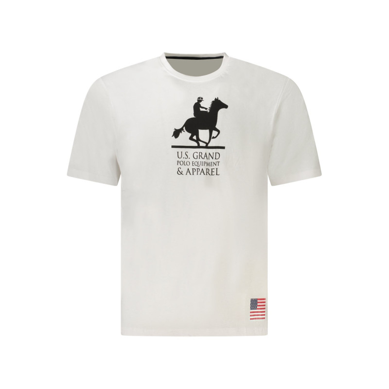 U.S. GRAND T-SHIRT MANICHE CORTE UOMO BIANCO