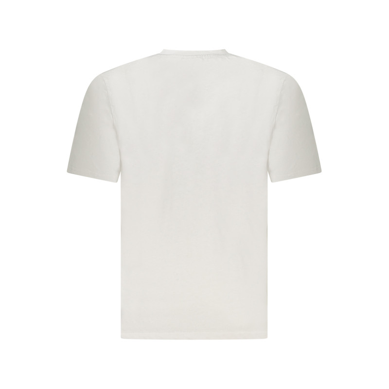 US GRAND Herren-T-Shirt mit kurzen Ärmeln, weiß