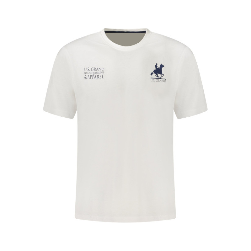 T-shirt blanc à manches courtes US GRAND pour homme