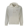 Sweat-shirt zippé homme Calvin Klein blanc