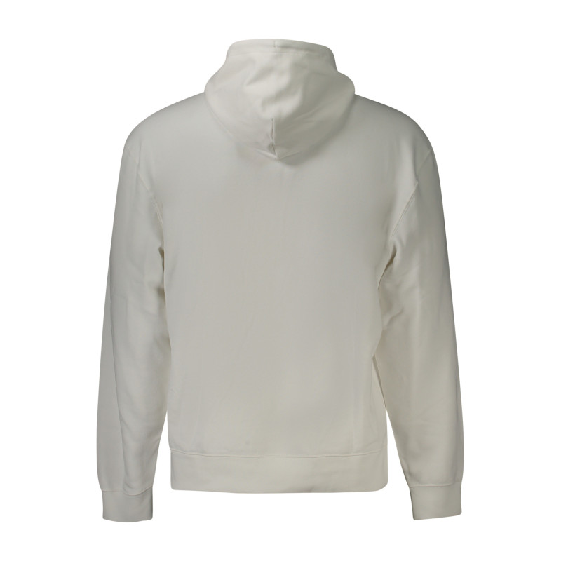 CALVIN KLEIN HERREN-SWEATSHIRT MIT ZIP WEISS