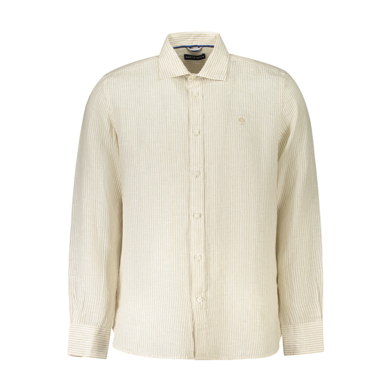 Camisa de manga larga North Sails para hombre, color beige