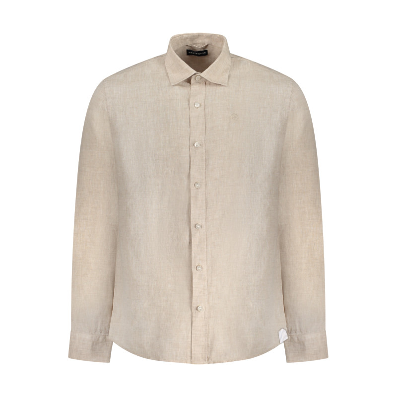 Camisa de manga larga North Sails para hombre, color beige