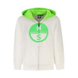 Sweat zippé North Sails pour enfants, blanc