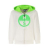 NORTH SAILS FELPA CON ZIP BAMBINO BIANCO