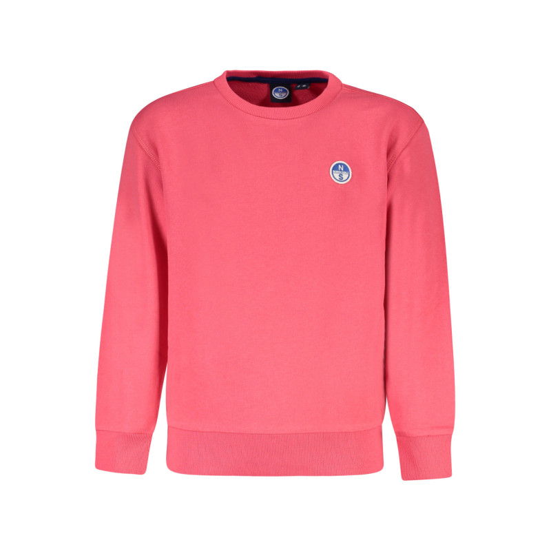NORTH SAILS CHILDREN'S PINK ZIP-LESS SWEATSHIRT