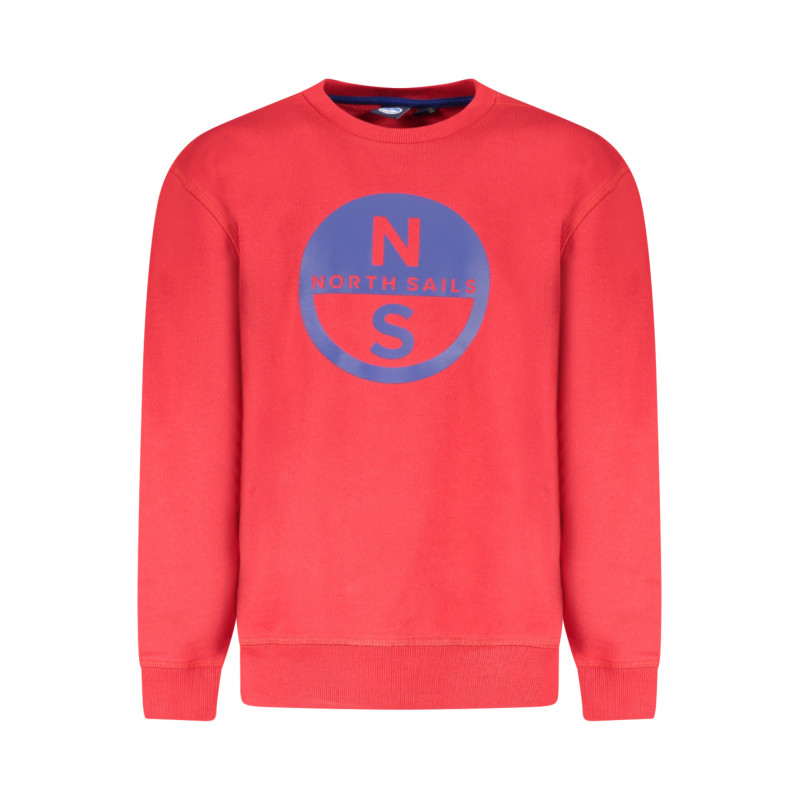 SUDADERA INFANTIL SIN CREMALLERA ROJA NORTH SAILS