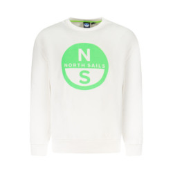 SUDADERA CON CREMALLERA PARA NIÑOS NORTH SAILS BLANCA