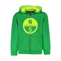 NORTH SAILS CHILDREN'S ZIP-UP SWEATSHIRT GREEN