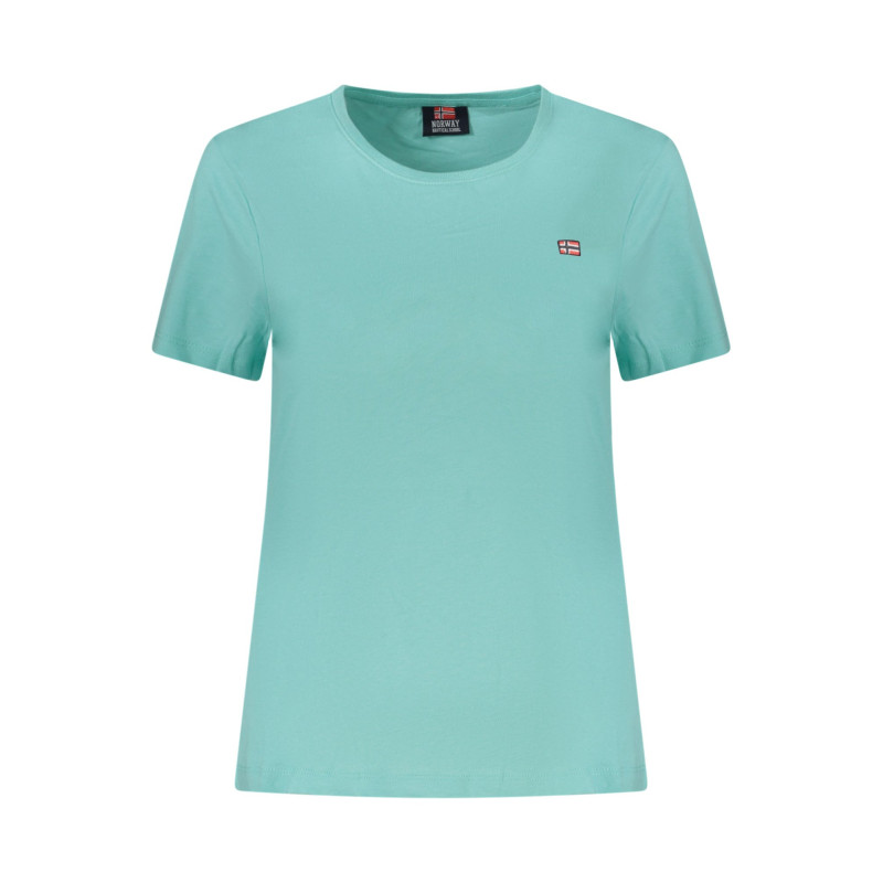 NORUEGA 1963 CAMISETA DE MANGA CORTA MUJER AZUL