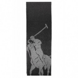 BUFANDA NEGRA DE HOMBRE RALPH LAUREN