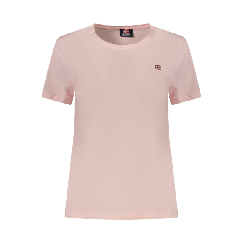 NORWAY 1963 WOMEN'S PINK SHORT SLEEVE T-SHIRT