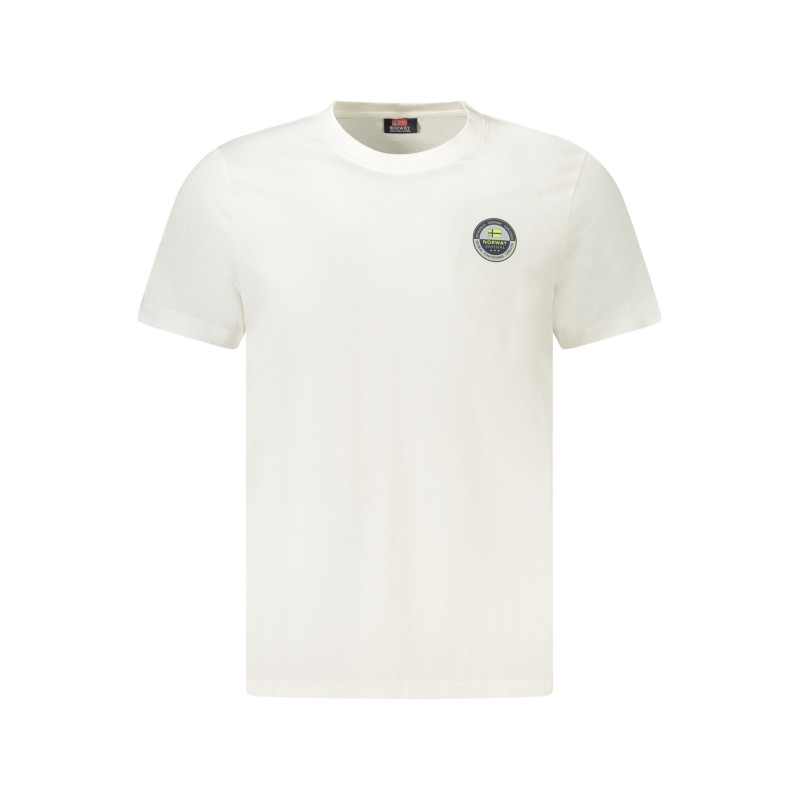 NORUEGA 1963 CAMISETA DE MANGA CORTA PARA HOMBRE BLANCA