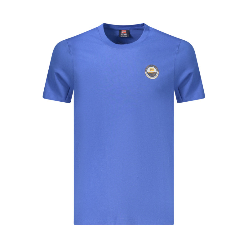 NORUEGA 1963 CAMISETA DE MANGA CORTA PARA HOMBRE AZUL
