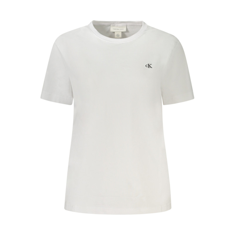 T-SHIRT À MANCHES COURTES CALVIN KLEIN FEMME BLANC