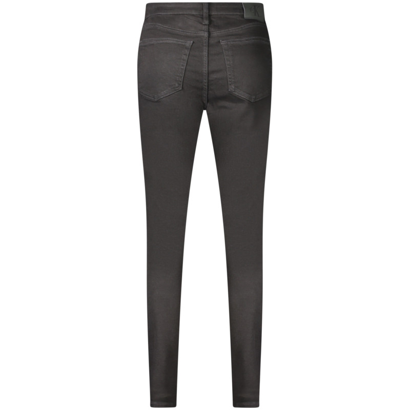JEAN EN DENIM NOIR POUR FEMME CALVIN KLEIN