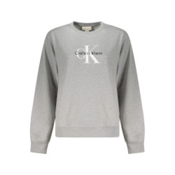 CALVIN KLEIN SWEATSHIRT WITHOUT ZIP WOMEN GREY