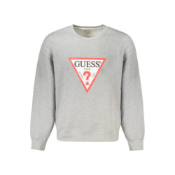 SUDADERA GUESS JEANS SIN CREMALLERA HOMBRE GRIS