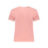 GUESS JEANS T-SHIRT MANICHE CORTE DONNA ROSA