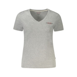 GUESS JEANS SHORT SLEEVE T-SHIRT WOMEN GREY