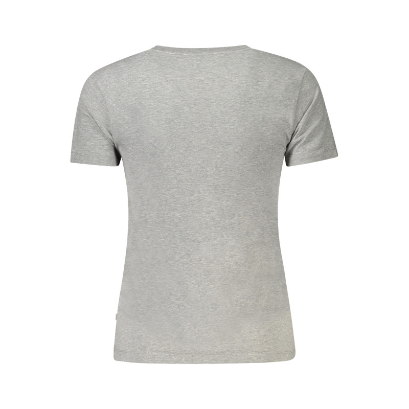 GUESS JEANS T-SHIRT MANICHE CORTE DONNA GRIGIO