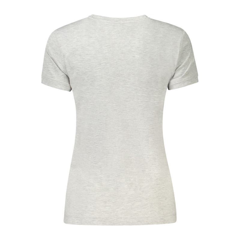 GUESS JEANS T-SHIRT MANICHE CORTE DONNA GRIGIO