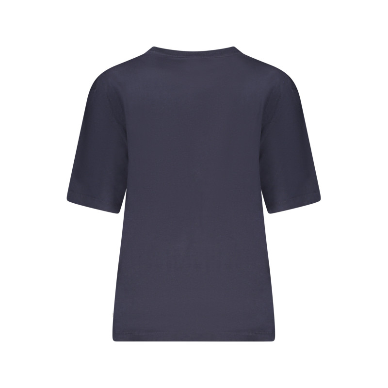 GUESS JEANS T-SHIRT MANICHE CORTE DONNA BLU