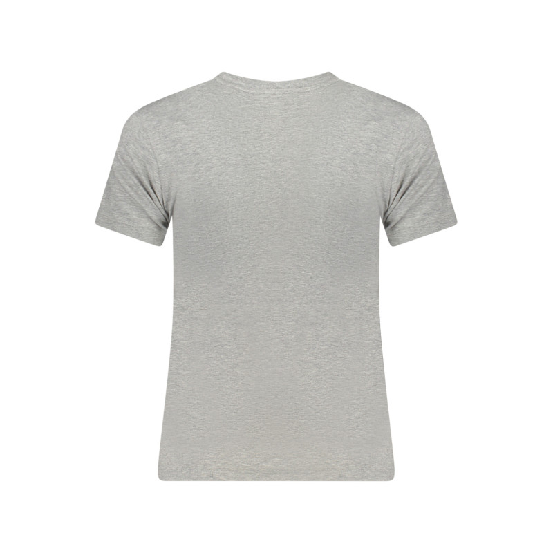 GUESS JEANS T-SHIRT MANICHE CORTE DONNA GRIGIO